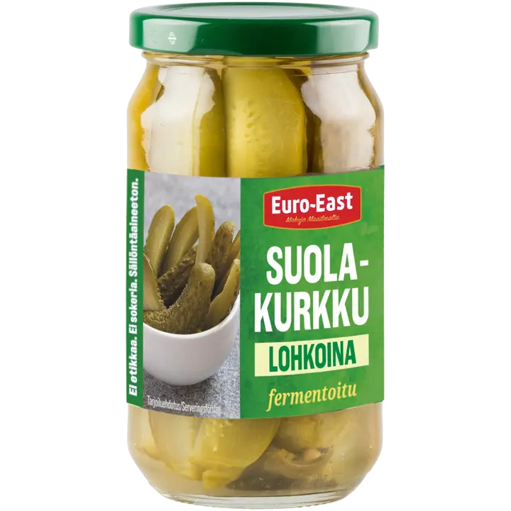 Euro-East suolakurkku lohkoina 350/220g