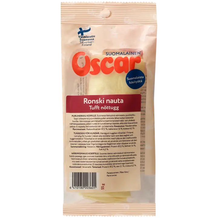 Oscar Ronski nauta puruherkku 55 g (1 kpl), koirille