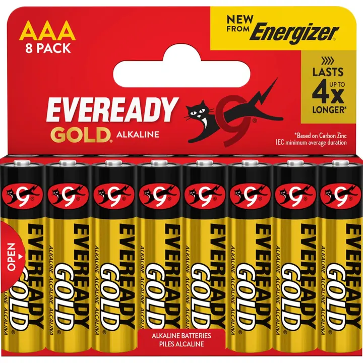 Eveready paristo Gold AAA 8 kpl