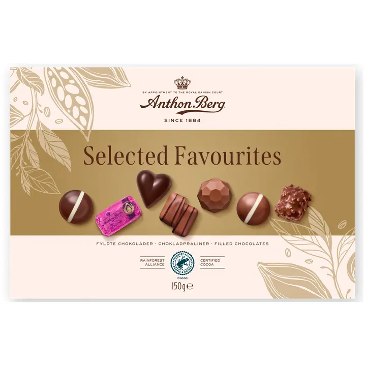 Anthon Berg Selected Favourites RA suklaakonvehtilajitelma 150g