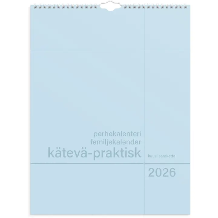 Burde Perhekalenteri 2026 Kätevä