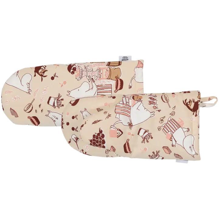 Moomin Arabia Muumi uunikinnas  15x34cm Siivouspuuhissa