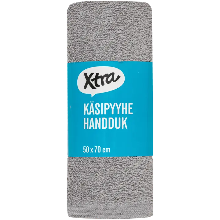 Xtra käsipyyhe Anna 50x70 cm harmaa