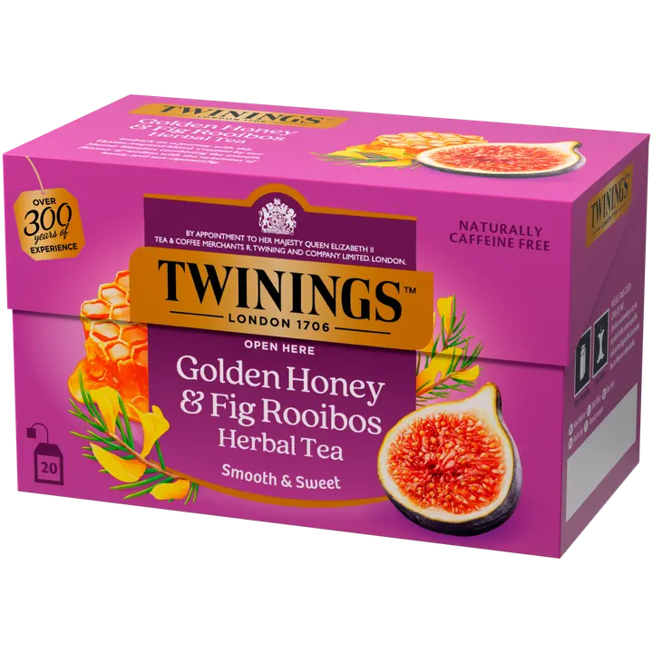 Twinings Golden Honey, Fig & Rooibos yrttitee 20x2g