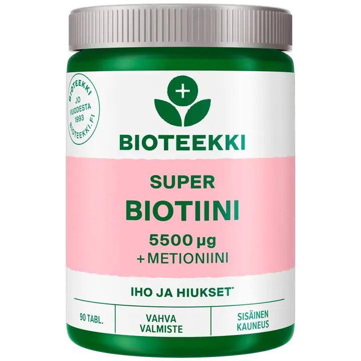 Bioteekki Super Biotiini 90 tabl