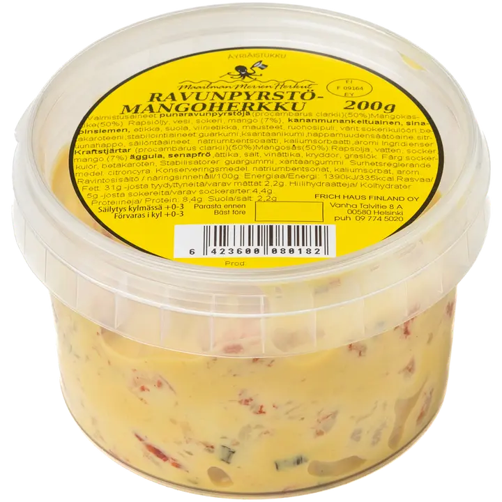 Ravunpyrstö mangoherkku 200g