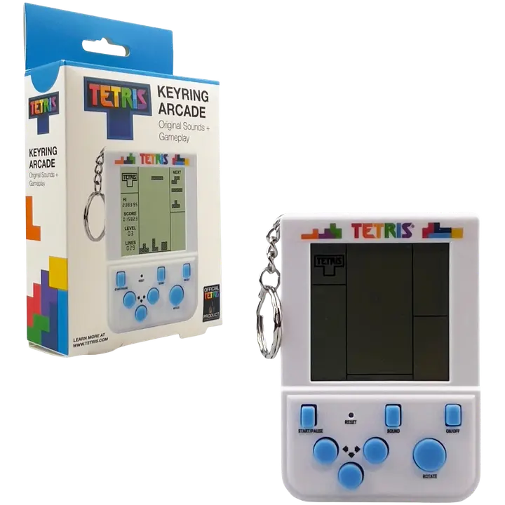 Tetris-Peli Avaimenperässä