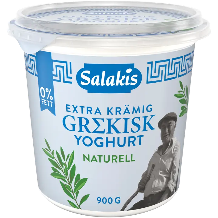 Salakis Kreikkalainen jogurtti 0% 900g