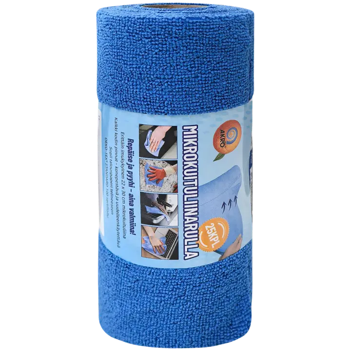 Akro mikrokuituliinarulla 25kpl 22x30cm