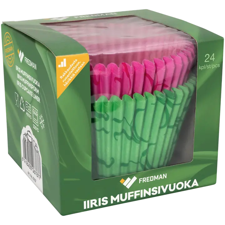 Fredman Iiris muffinsivuoka 24 kpl