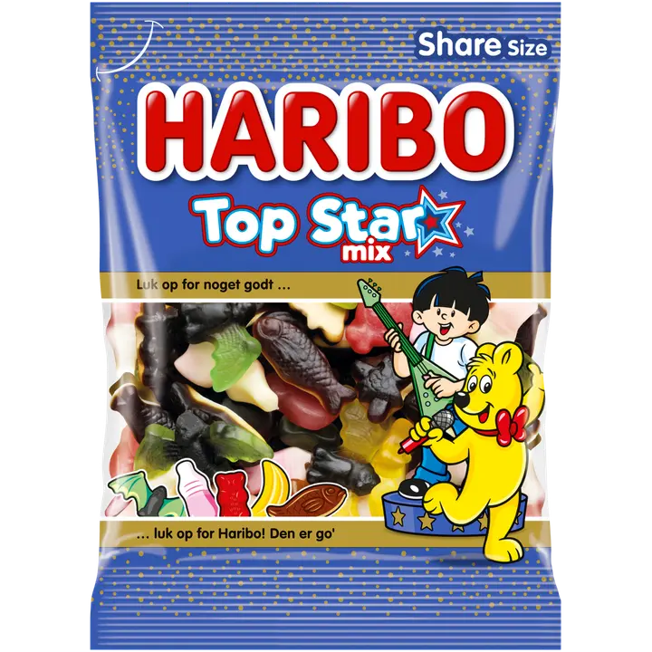 HARIBO Top Star Mix 250 g karkkipussi
