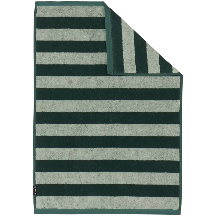 Ratia käsipyyhe Raita 40x40 mm 50x70 cm vaalean vihreä/vihreä