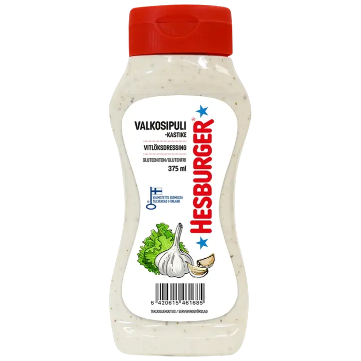 Hesburger Valkosipulikastike 375ml