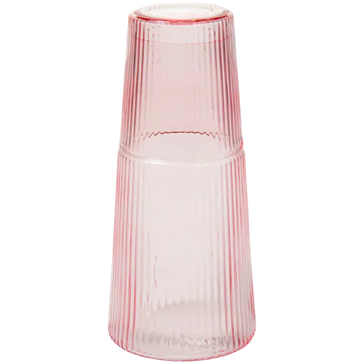 AmandaB kaadin+juomalasi vaaleanpunainen