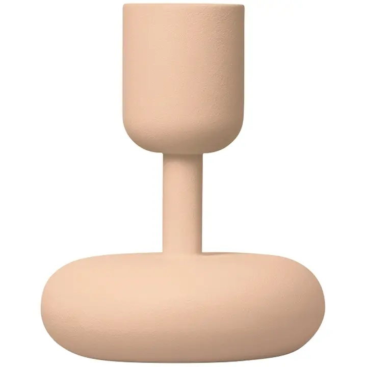 Iittala Nappula kynttilänjalka 107mm puuteri