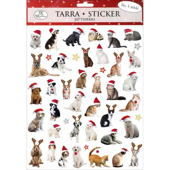 J.K. Primeco Jättitarra-arkki Joululemmikit