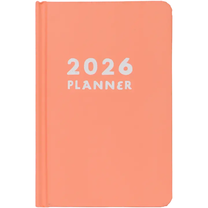 Taskukalenteri A6 pinkki