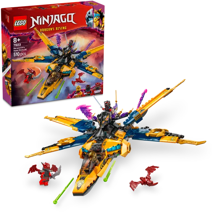 LEGO® Ninjago 71833 Rasin ja Arinin supernopea suihkari