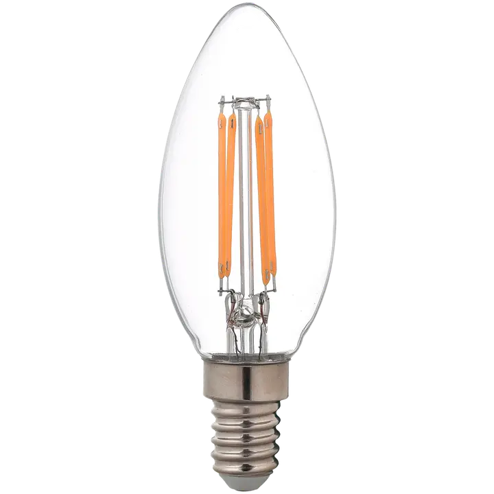 Airam LED kynttilä 4.5W E14 470LM himmennettävä kirkas filamentti