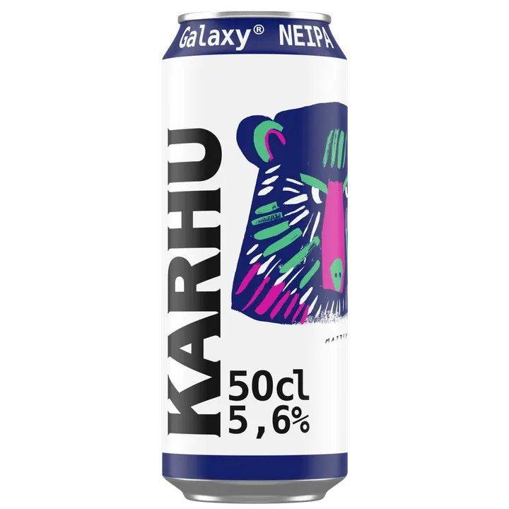 Karhu Galaxy NEIPA olut 5,6 % tölkki 0,5 L