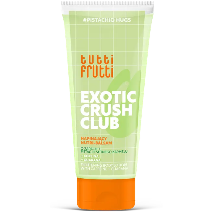 Tutti Frutti Exotic Crush Club vartalovoide pistaasi, kofeiini ja guarana 200 ml