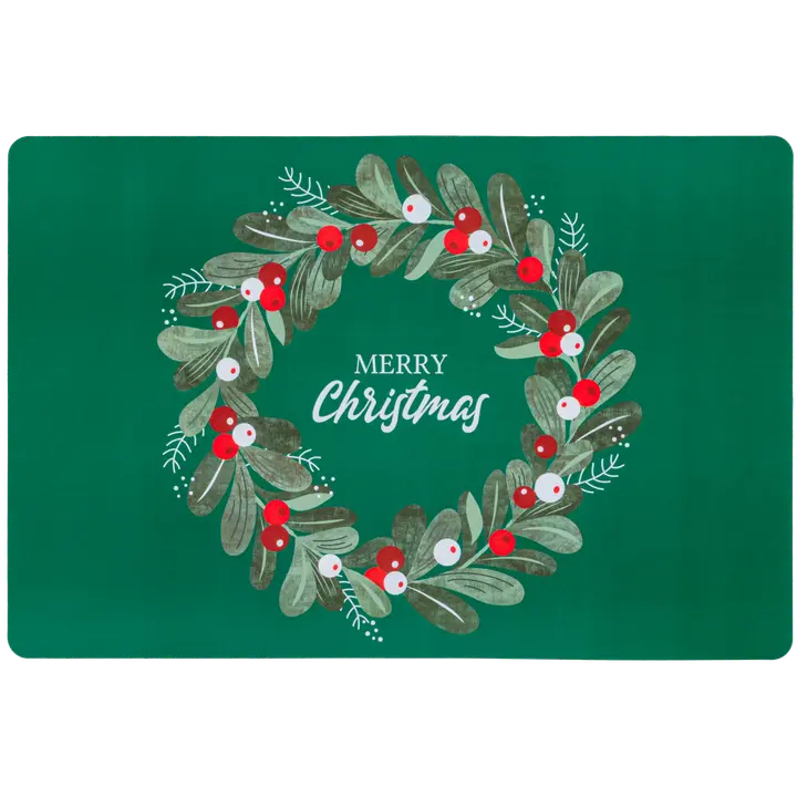 House muovitabletti 4 kpl Greetings 30x45 cm vihreä