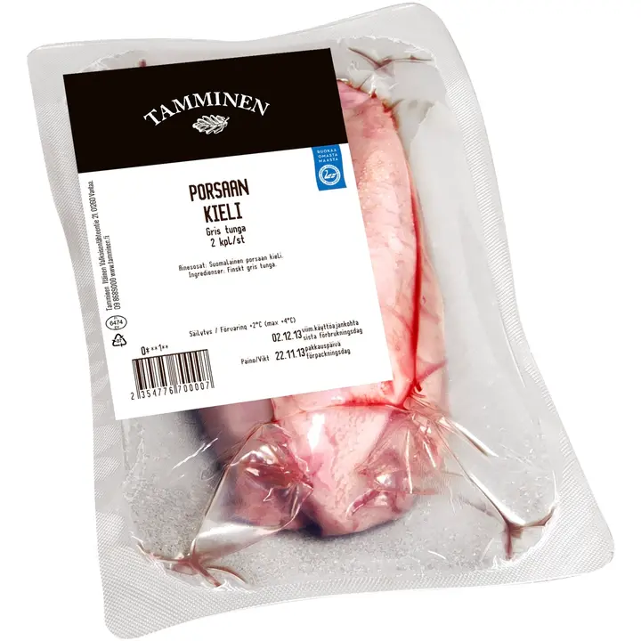 Tamminen porsaan kieli pakaste n400g