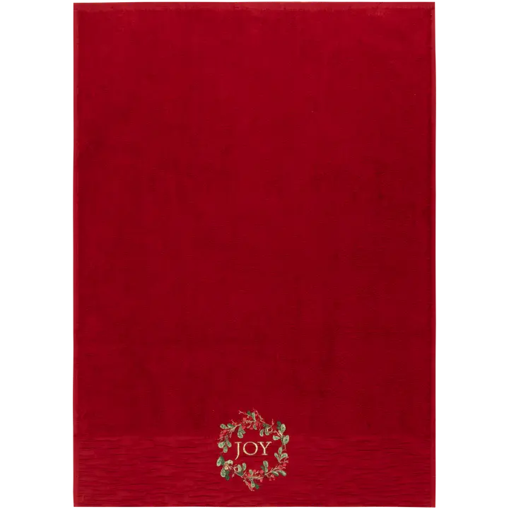 House käsipyyhe Joy Wreath 50x70 cm punainen