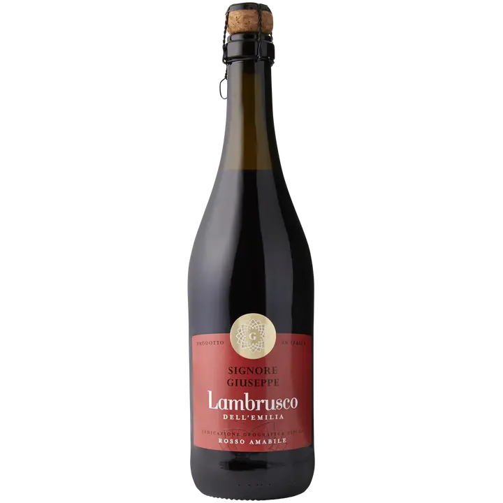 Signore Giuseppe Lambrusco punaviini 8 til-% 0,75 l plo