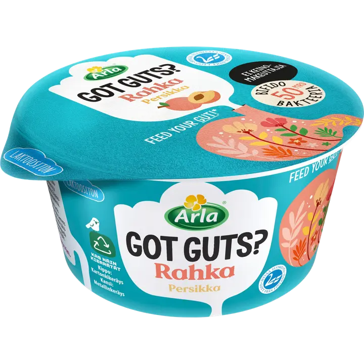 Arla Got Guts? rahka persikka 150g laktoositon
