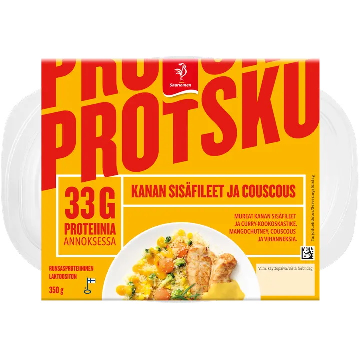 Saarioinen PROTSKU Kanan sisäfileet ja couscous 350g