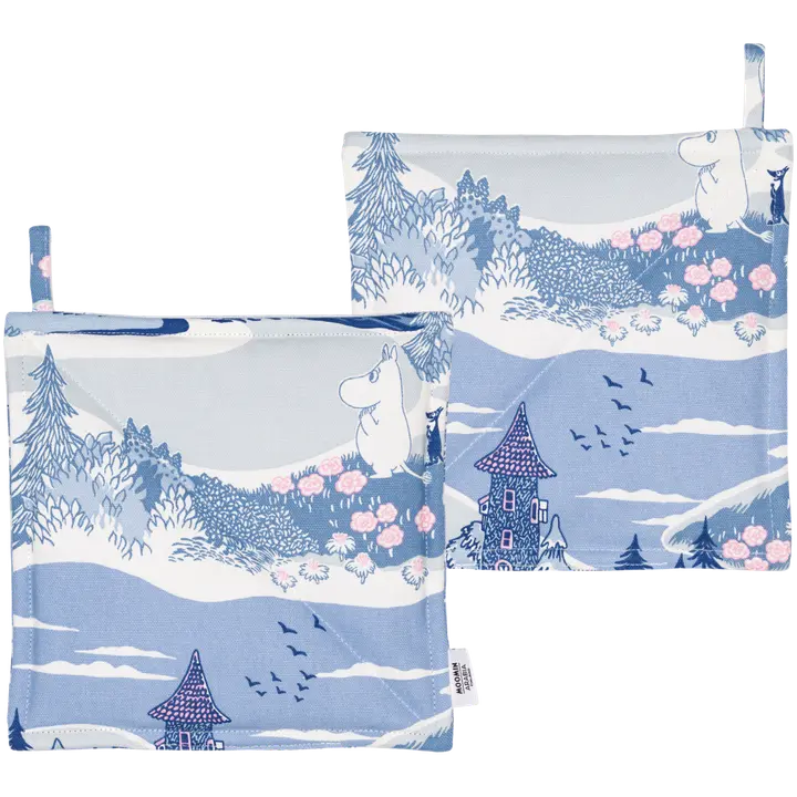 Muumi patalaput Kotona viimein 22x22cm 2pcs
