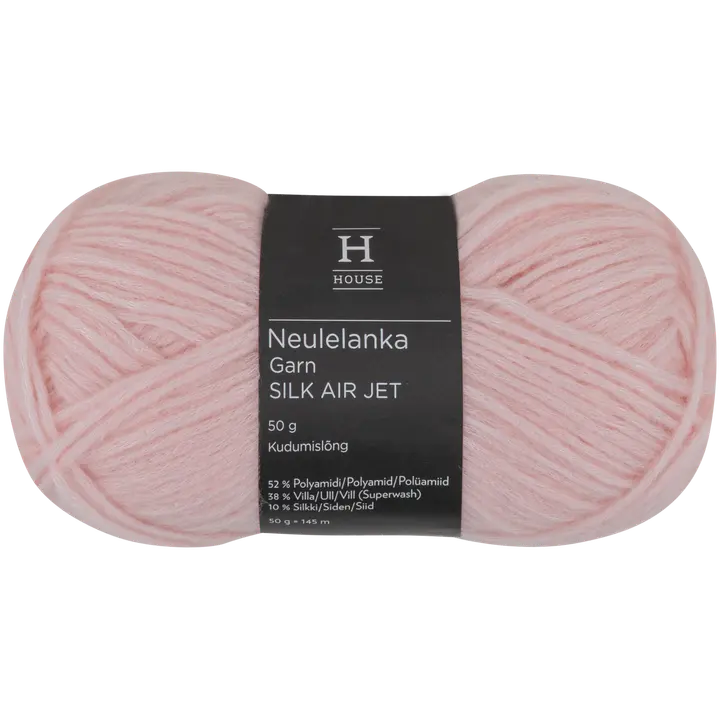 House lanka Silk Airjet 50g 212449 light pink