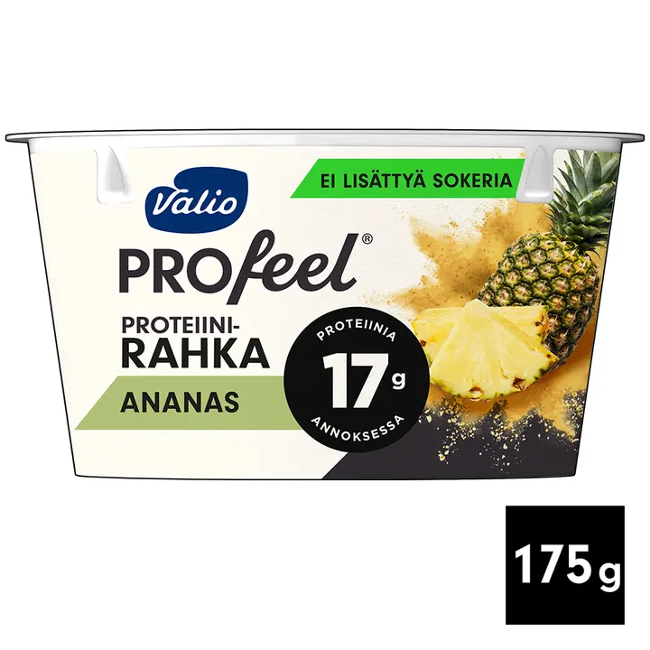 Valio PROfeel® proteiinirahka sokeroimaton 175 g ananas laktoositon