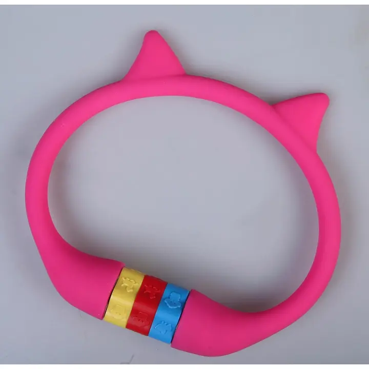 Jupiter polkupyörän koodilukko eläinhahmolla G107 35 cm pinkki