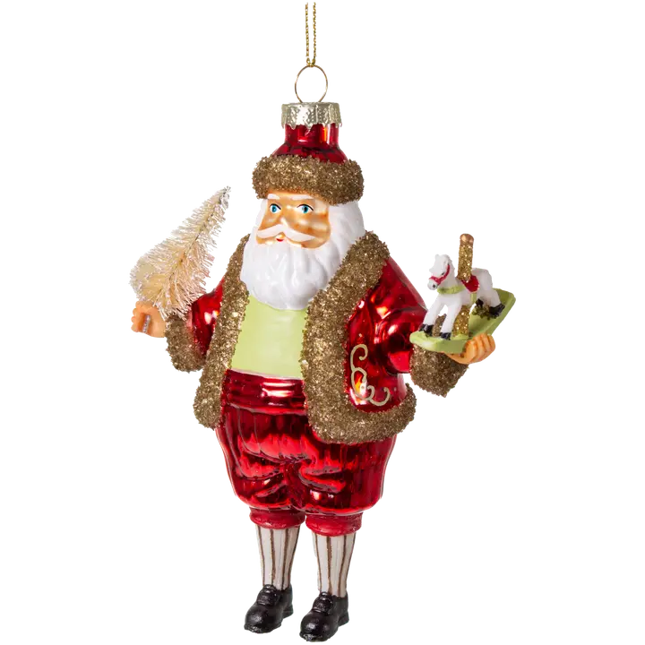 AmandaB joulukoriste Joulupukki punainen