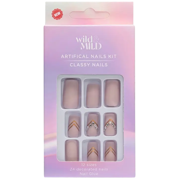 WM088 Viva la Vogue Artificial Nails Wild&Mild N24