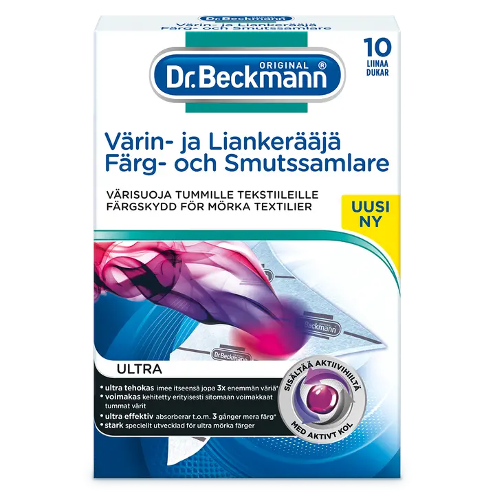 Dr. Beckmann Värin- ja liankerääjä Ultra 10 kpl