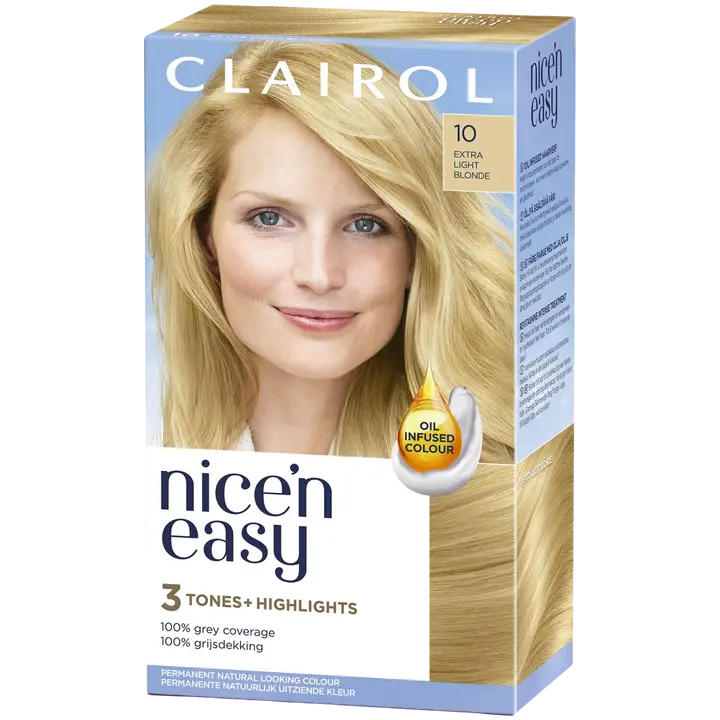 Clairol Nice´n Easy kestoväri 10 extravaalea
