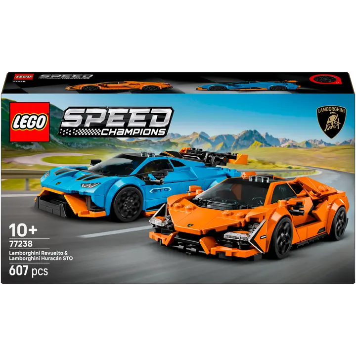 LEGO Speed Champions 77238 Lamborghini Revuelto ja Huracán STO