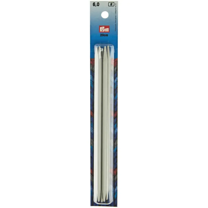 Prym sukkapuikko 6 mm 20 cm muovi 5 kpl/pakkaus
