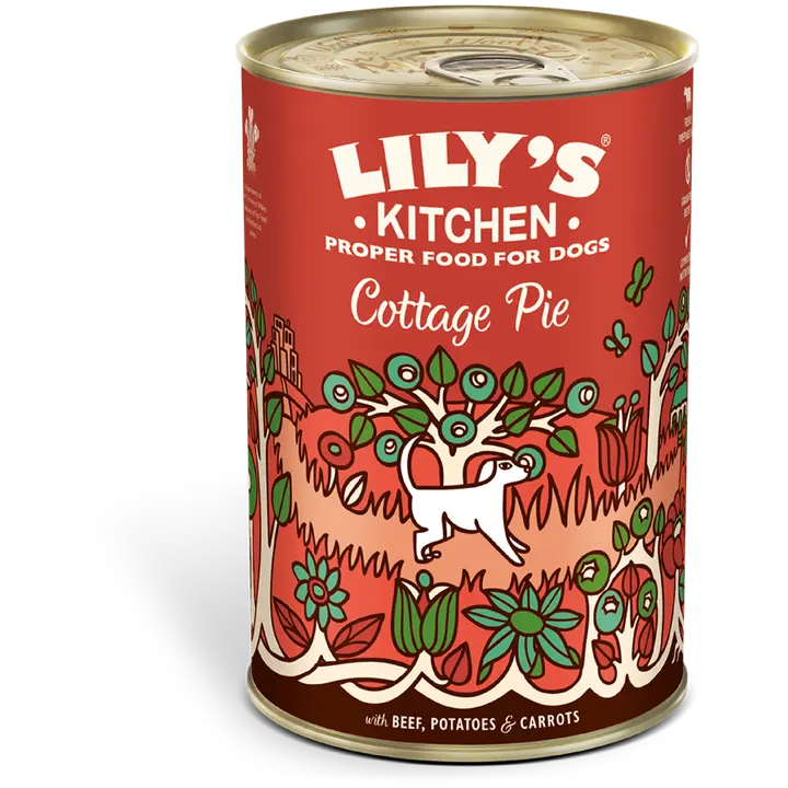 Lily's Kitchen 400g Cottage Pie sis. nautaa ja kasviksia koiranruoka