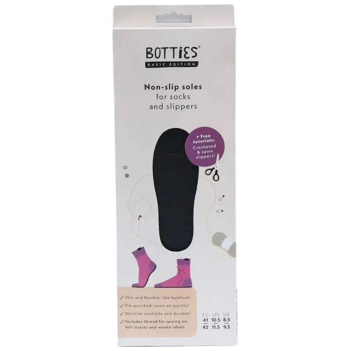 Botties tossunpohjasetti 41/42 musta