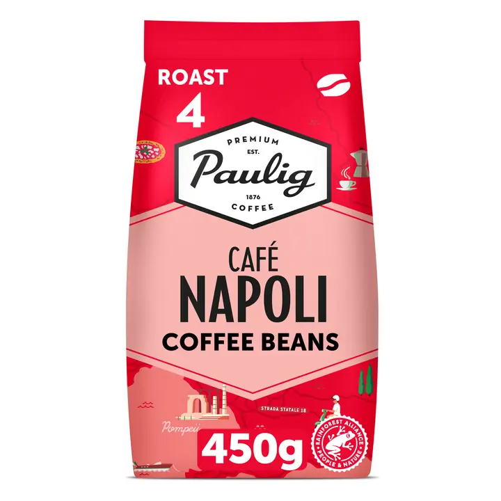 Paulig Café Napoli kahvi kahvipapu 450g