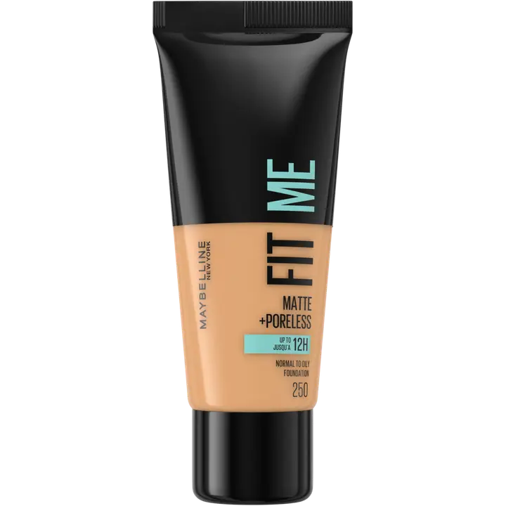 Maybelline New York Fit Me Matte+Poreless -meikkivoide 250 Sun Beige 30ml