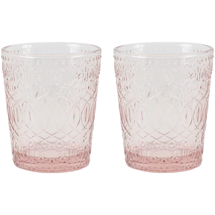 House juomalasi Diana 30 cl 2-pack roosa