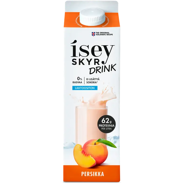 Isey Skyr Persikka juoma laktoositon maitovalmiste 1l