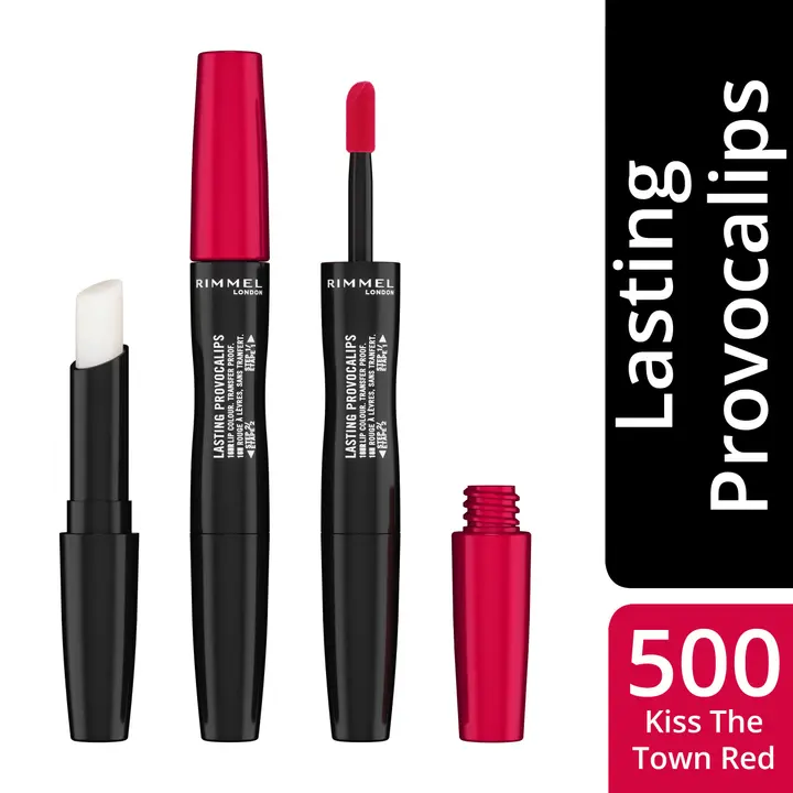 Rimmel London Lasting Provocalips Liquid Lipstick 7 ml 500 Kiss the Town Red huulipuna