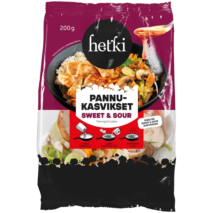 Fresh Hetki Sweet & Sour Pannukasvikset 200g