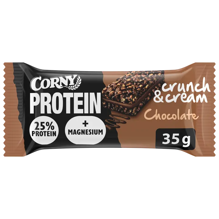 Corny Protein Crunch & Cream Chocolate proteiinikerrospatukka 35g